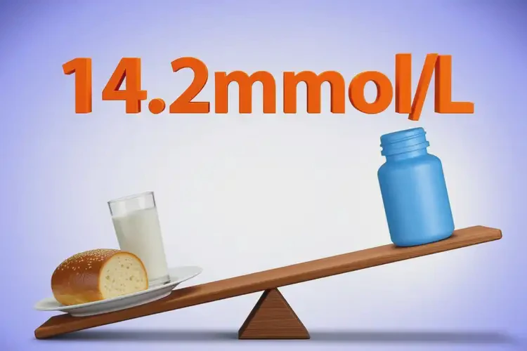 中年人晚餐血糖14點2是糖尿病嗎(圖1)
