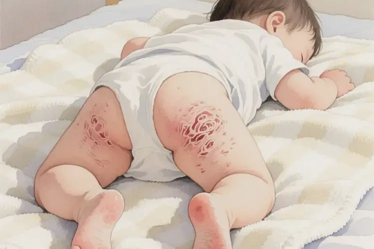 少儿屁股出湿疹不管它会自己好吗(图1)