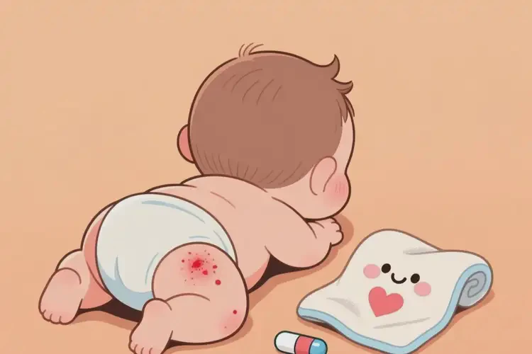 嬰兒肛周容易起濕疹不管它會自己痊愈嗎(圖2)