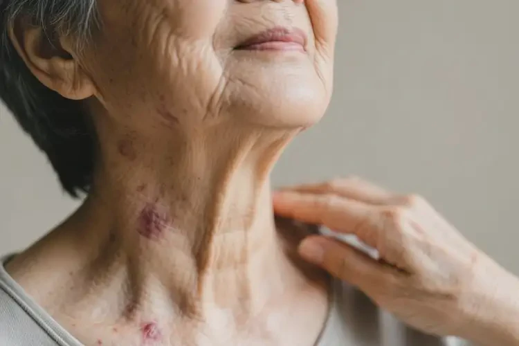 老年人脖子容易长湿疹不管它会自己痊愈吗(图2)