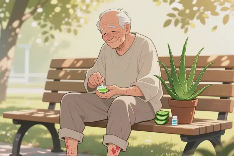 老人小腿出現(xiàn)濕疹能徹底自愈嗎(圖3)