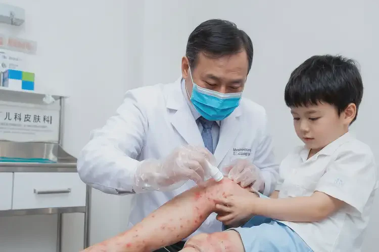 孩子大腿上经常长湿疹不管它会自己好吗(图3)