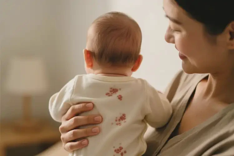 嬰兒身上出現濕疹不管它會自己好嗎(圖1)