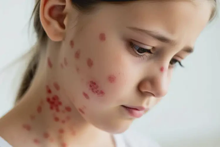 女生脖子出现湿疹不管它会自己好吗(图4)