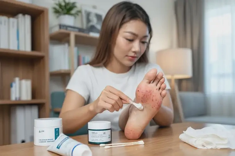 女性腳上長濕疹能靠自己自愈嗎(圖3)