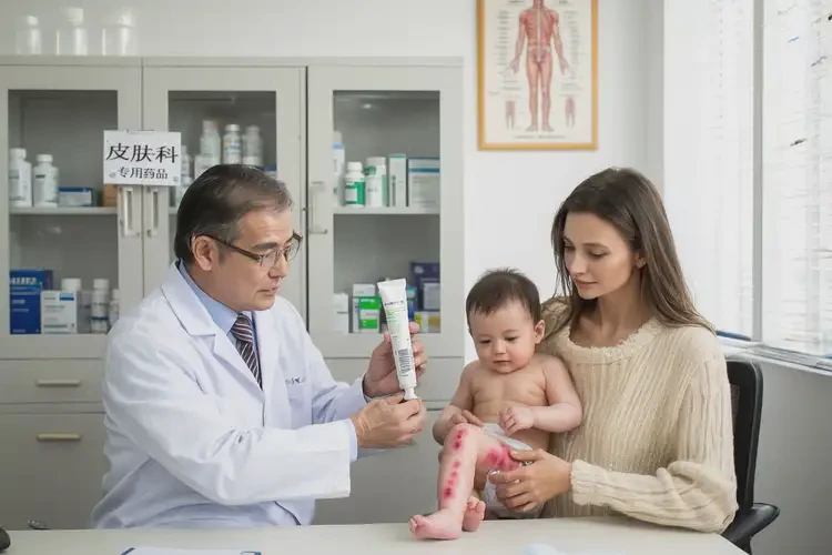 嬰幼兒腳上容易起濕疹不管它會(huì)自己自愈嗎(圖2)