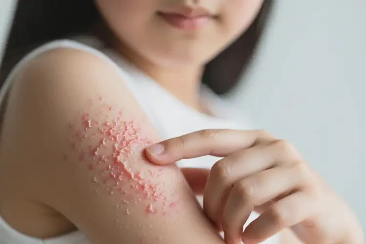女生手臂容易長濕疹可以徹底自愈嗎(圖4)