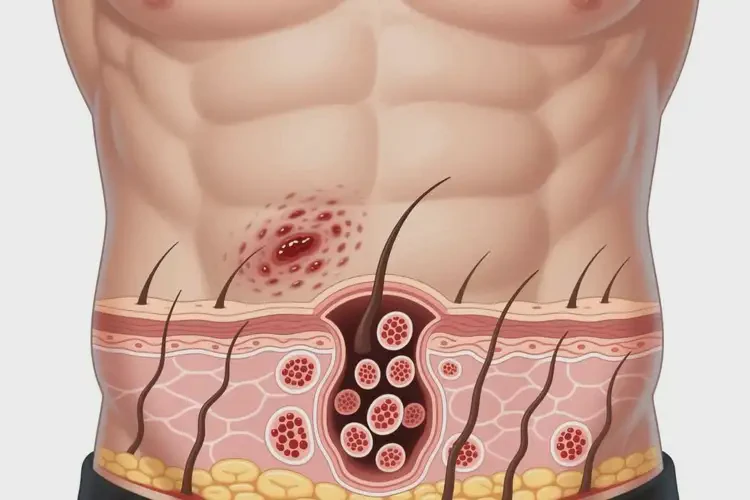 男性肚子長(zhǎng)濕疹不管它會(huì)自己自愈嗎(圖3)