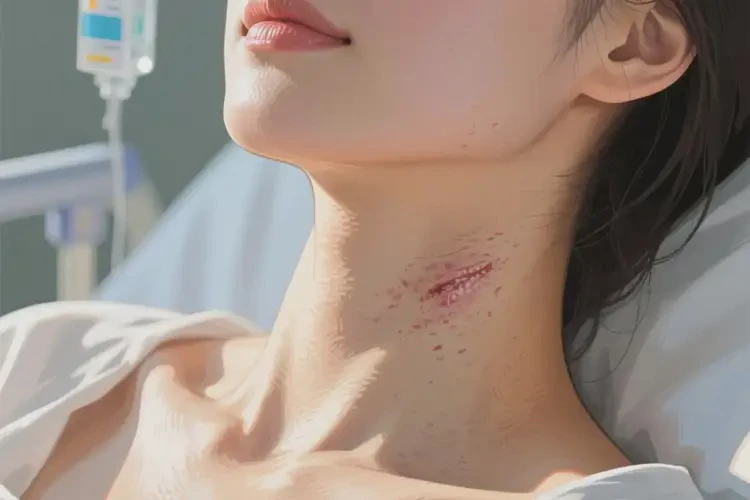 女性脖子出濕疹能徹底自愈嗎(圖2)