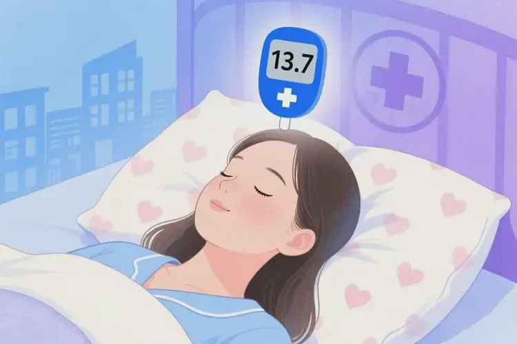 女人睡前血糖13點7是糖尿病嗎(圖3)