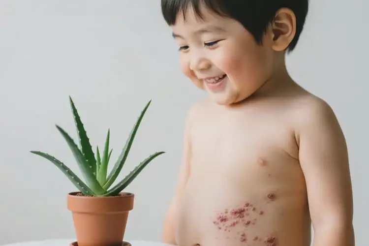 孩子肚子上偶爾長(zhǎng)濕疹能靠自己自愈嗎(圖1)