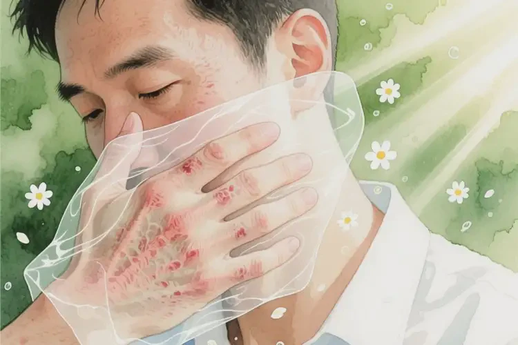 男性手上容易長濕疹不管它會自己自愈嗎(圖1)