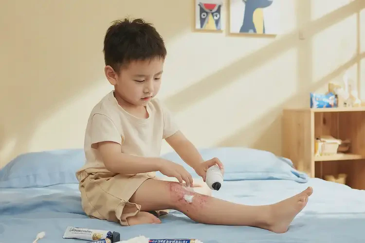 小兒大腿出現(xiàn)濕疹能徹底自愈嗎(圖3)