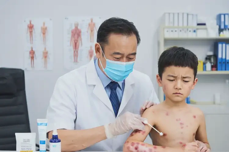 小兒全身長(zhǎng)濕疹不管它會(huì)自己痊愈嗎(圖3)