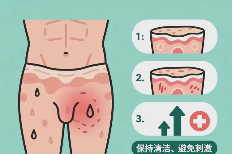 男生肛周容易長濕疹不管它會自己痊愈嗎(圖3)