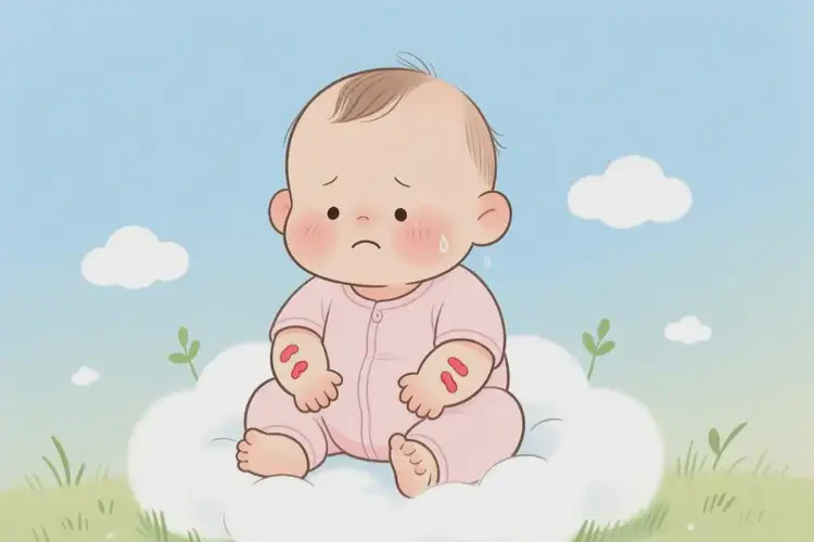 幼兒身上長(zhǎng)濕疹不管它會(huì)自己自愈嗎(圖4)