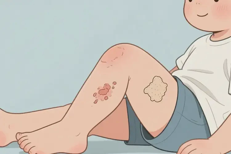 小學(xué)生大腿上容易起濕疹不管它會自己好嗎(圖2)