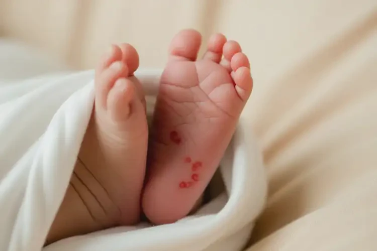 新生兒腳上出濕疹能徹底自愈嗎(圖4)