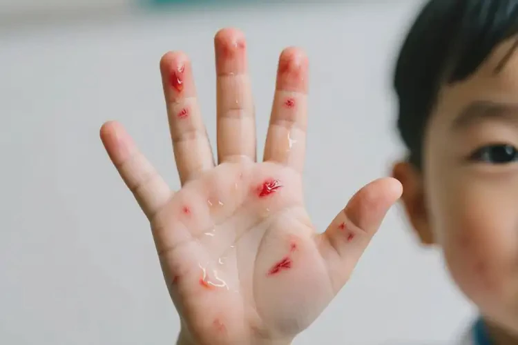 小孩手上容易长湿疹可不可以彻底自愈(图1)