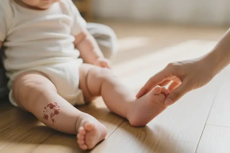 寶寶腳上有濕疹不管它會自己好嗎(圖3)