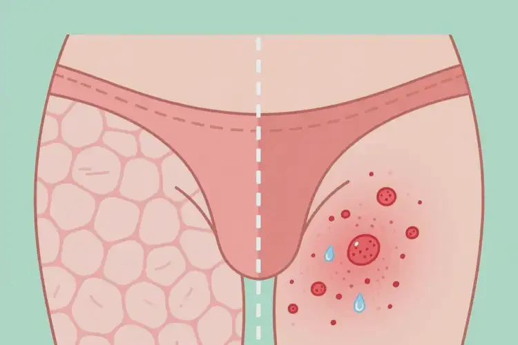 產(chǎn)婦肛周偶爾起濕疹不管它會自己痊愈嗎(圖1)