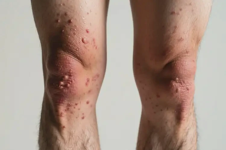 男性大腿長(zhǎng)濕疹不管它會(huì)自己痊愈嗎(圖4)