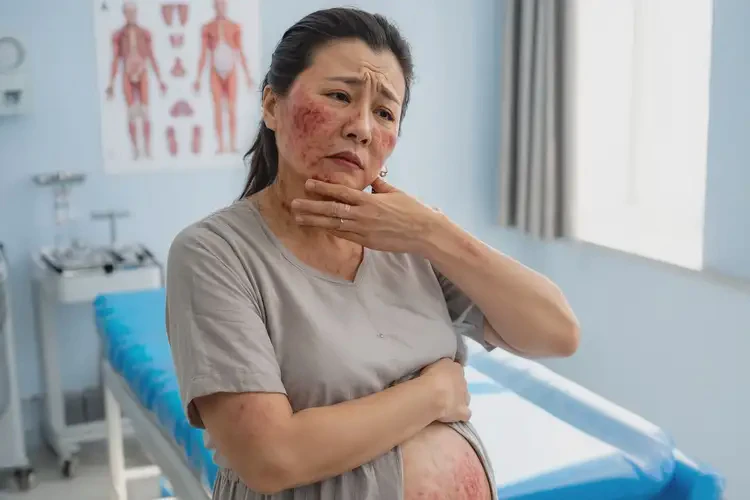 孕婦面部經(jīng)常起濕疹不管它會(huì)自己痊愈嗎(圖4)