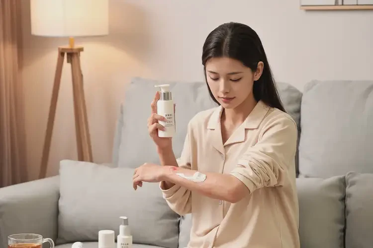 產(chǎn)婦手臂經(jīng)常長(zhǎng)濕疹能靠自己自愈嗎(圖3)