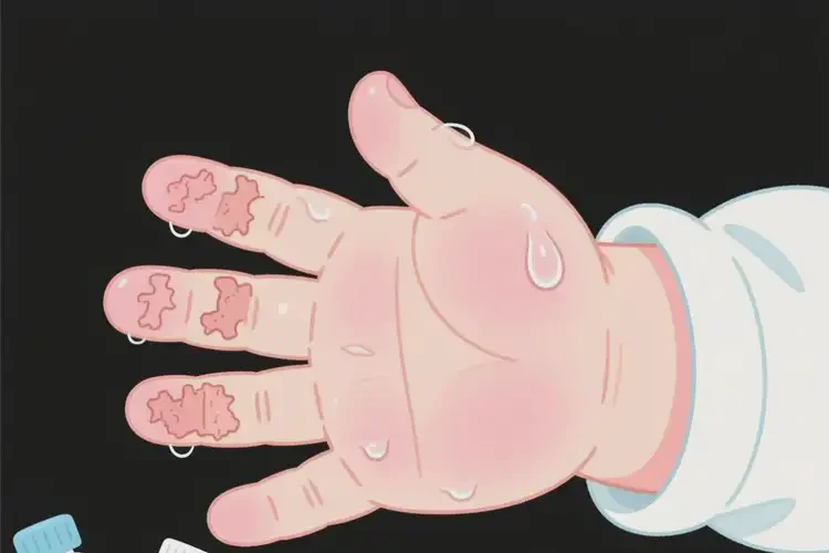 嬰兒手上起濕疹能徹底自愈嗎(圖1)