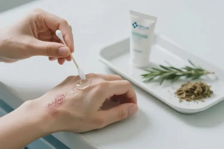 女人手上經(jīng)常起濕疹能不能徹底自愈(圖1)