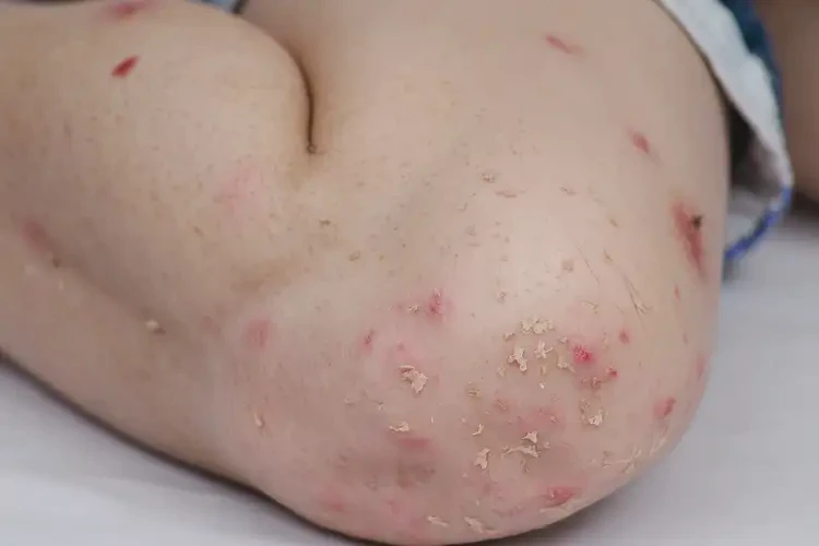 孩子腳上偶爾長濕疹能徹底自愈嗎(圖4)