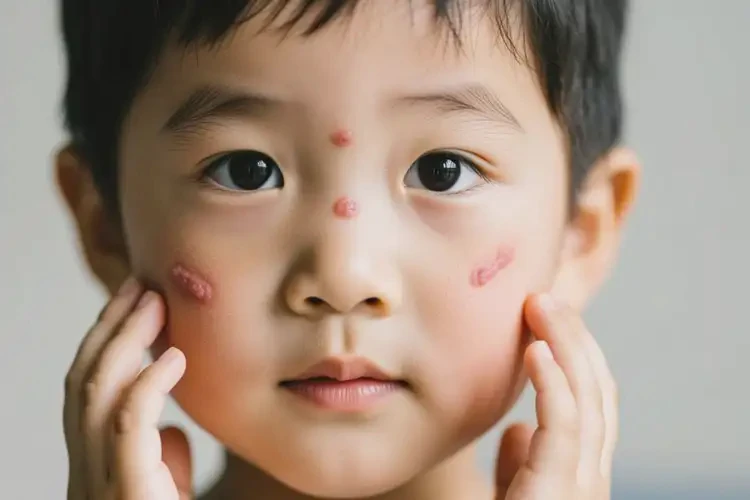 孩子臉上經常起濕疹不管它會自己痊愈嗎(圖4)