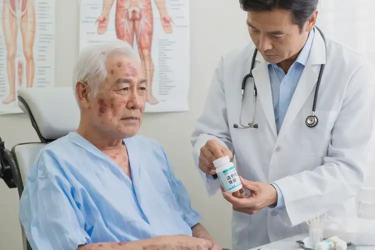 老人脖子有濕疹不管它會(huì)自己好嗎(圖3)