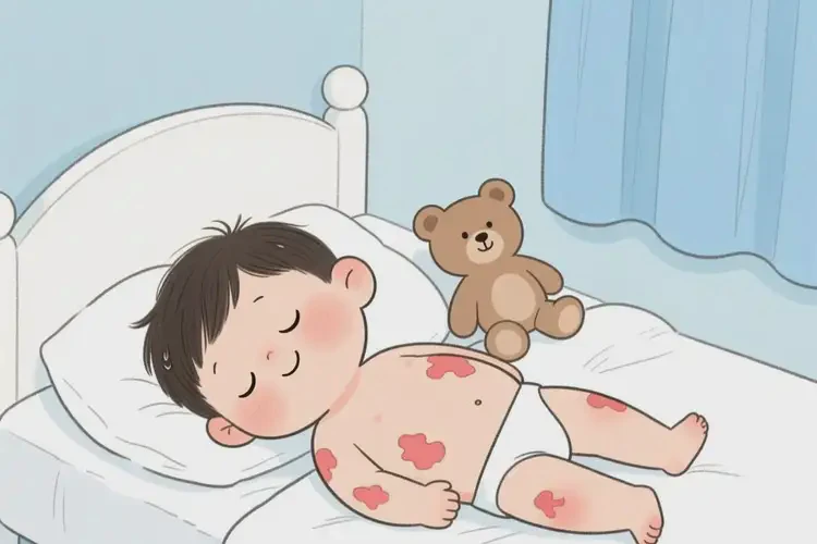 少兒肚子容易起濕疹不管它會(huì)自己自愈嗎(圖2)