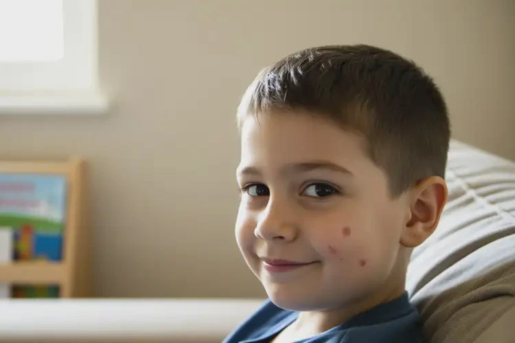 孩子臉上偶爾長(zhǎng)濕疹不管它會(huì)自己痊愈嗎(圖4)