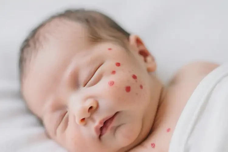 新生兒身上長濕疹不管它會(huì)自己自愈嗎(圖3)