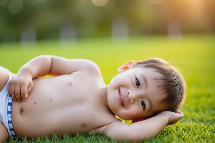 小孩肚子出濕疹能靠自己自愈嗎(圖1)