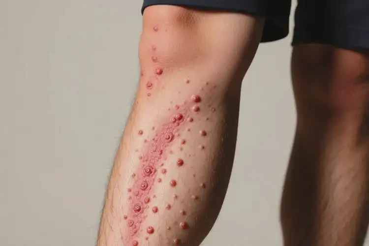 大學(xué)生小腿上經(jīng)常起濕疹能徹底自愈嗎(圖1)