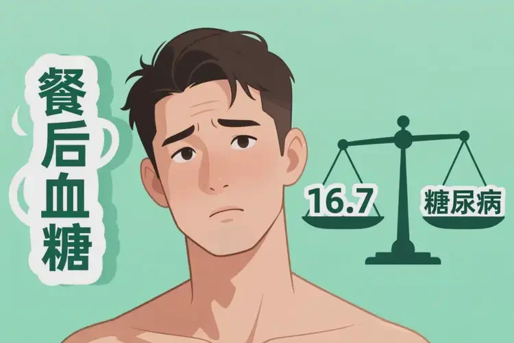 男性餐后血糖16点7是糖尿病吗(图1)