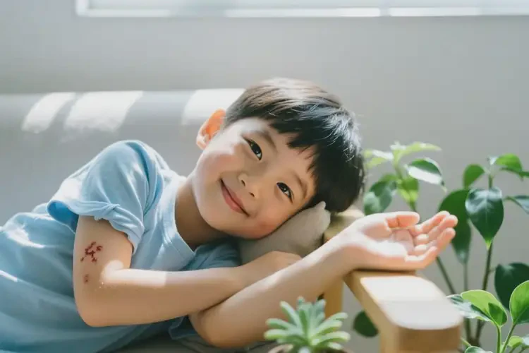 少兒手臂上長濕疹能徹底自愈嗎(圖3)