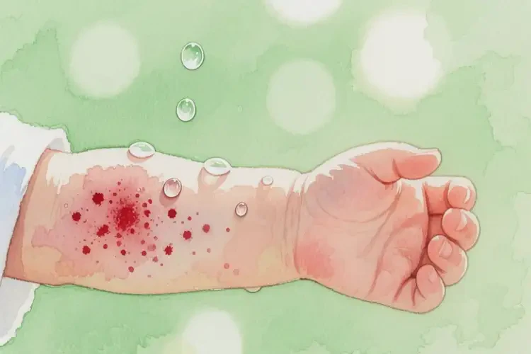 幼兒手臂上起濕疹能靠自己自愈嗎(圖1)