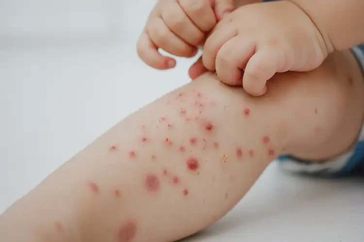 小孩小腿上長(zhǎng)濕疹能夠徹底治愈嗎(圖4)