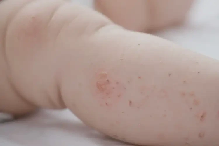 寶寶小腿上偶爾起濕疹不管它會自己好嗎(圖3)