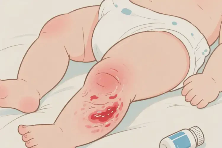 嬰幼兒大腿出現(xiàn)濕疹能徹底自愈嗎(圖2)