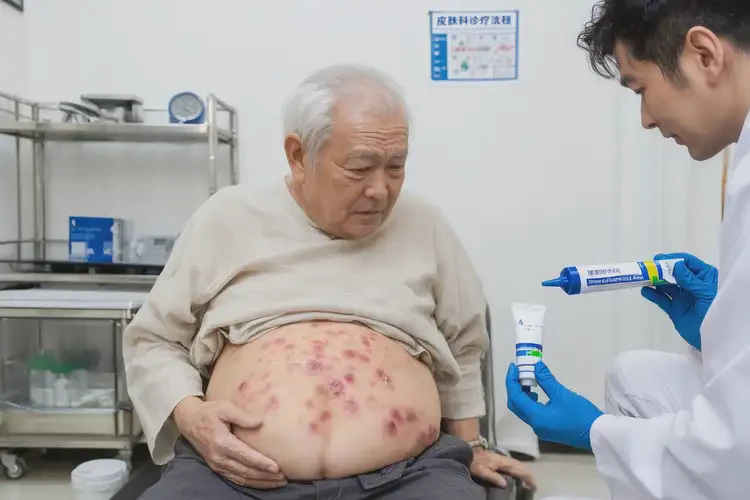 老年人肚子偶爾起濕疹可以徹底自愈嗎(圖1)