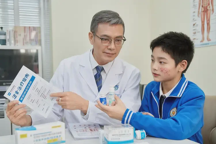 中學(xué)生臉上有濕疹不管它會(huì)自己好嗎(圖3)