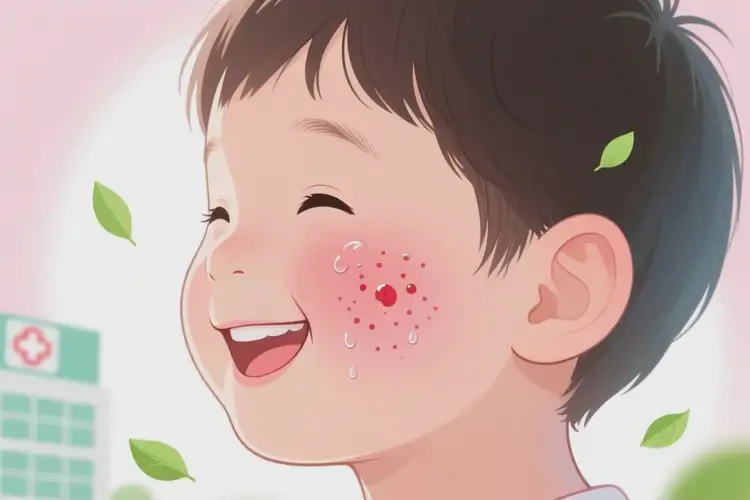 兒童面部出現(xiàn)濕疹不管它會(huì)自己好嗎(圖4)