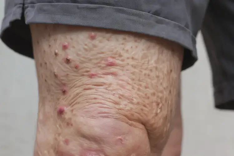 老人大腿上起濕疹能夠徹底治愈嗎(圖3)