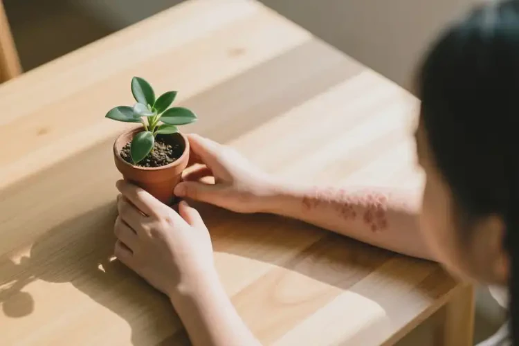 女生手上偶尔长湿疹可以彻底自愈吗(图3)