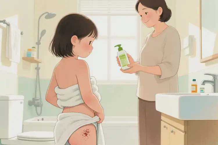 小學(xué)生屁股上長濕疹可不可以徹底自愈(圖2)